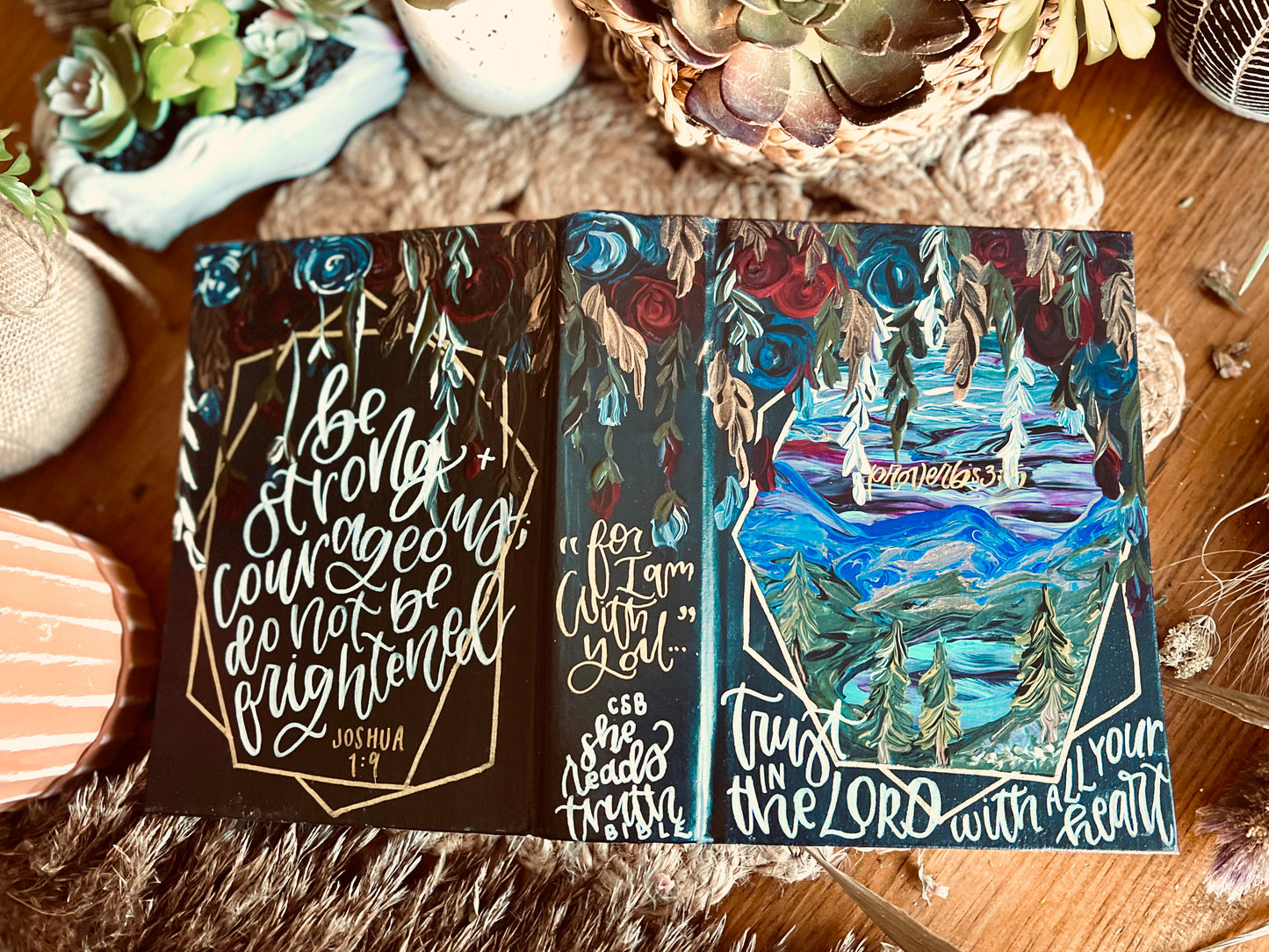 The Jessica Bible | Hand Painted Journaling Bible