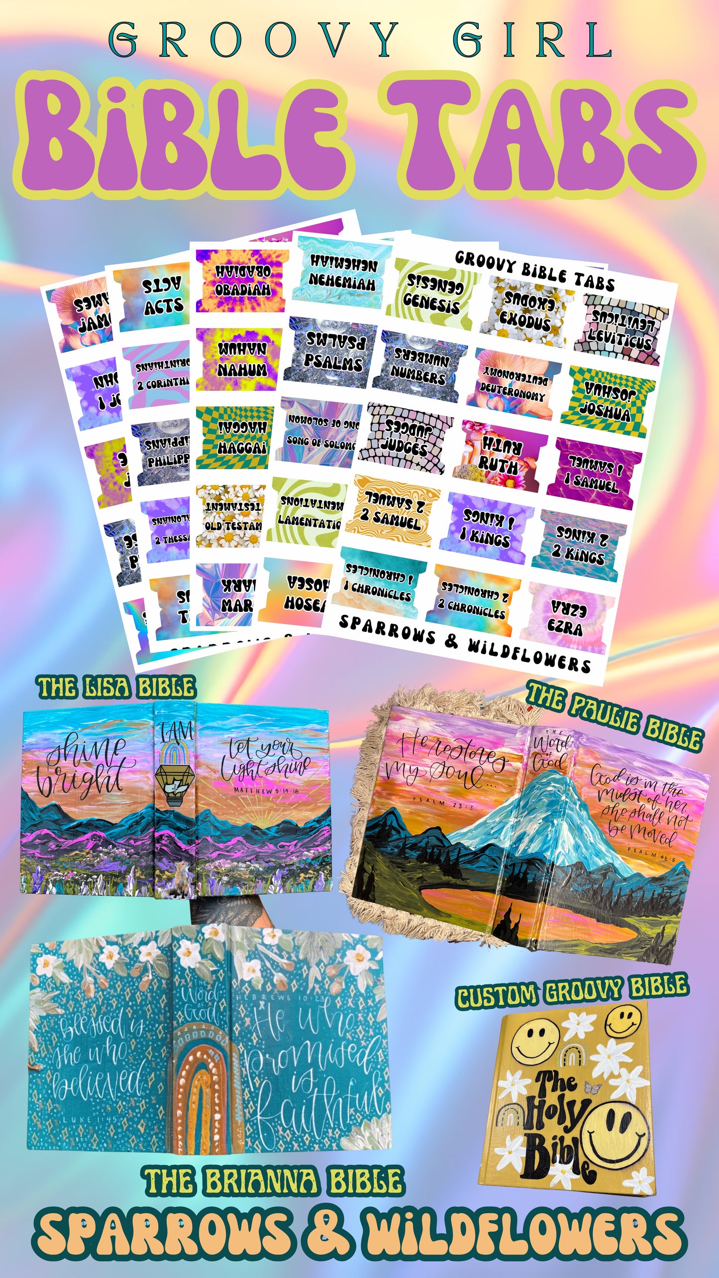 Bible Tabs - Groovy Girl