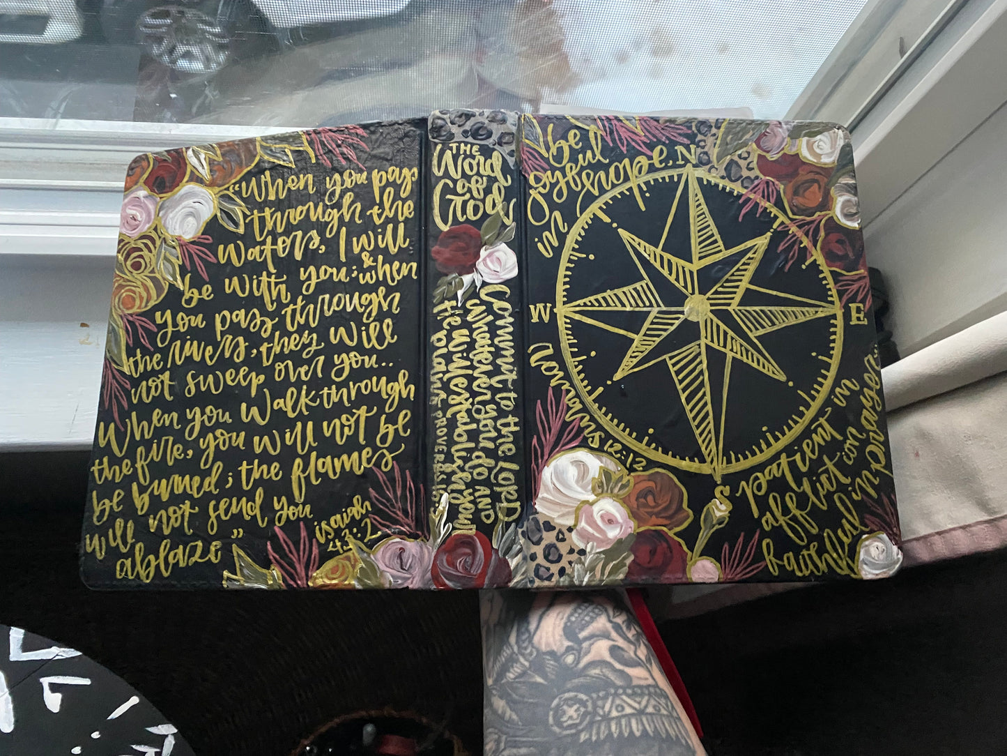 The Emily Bible | Hand Painted Journaling Bible