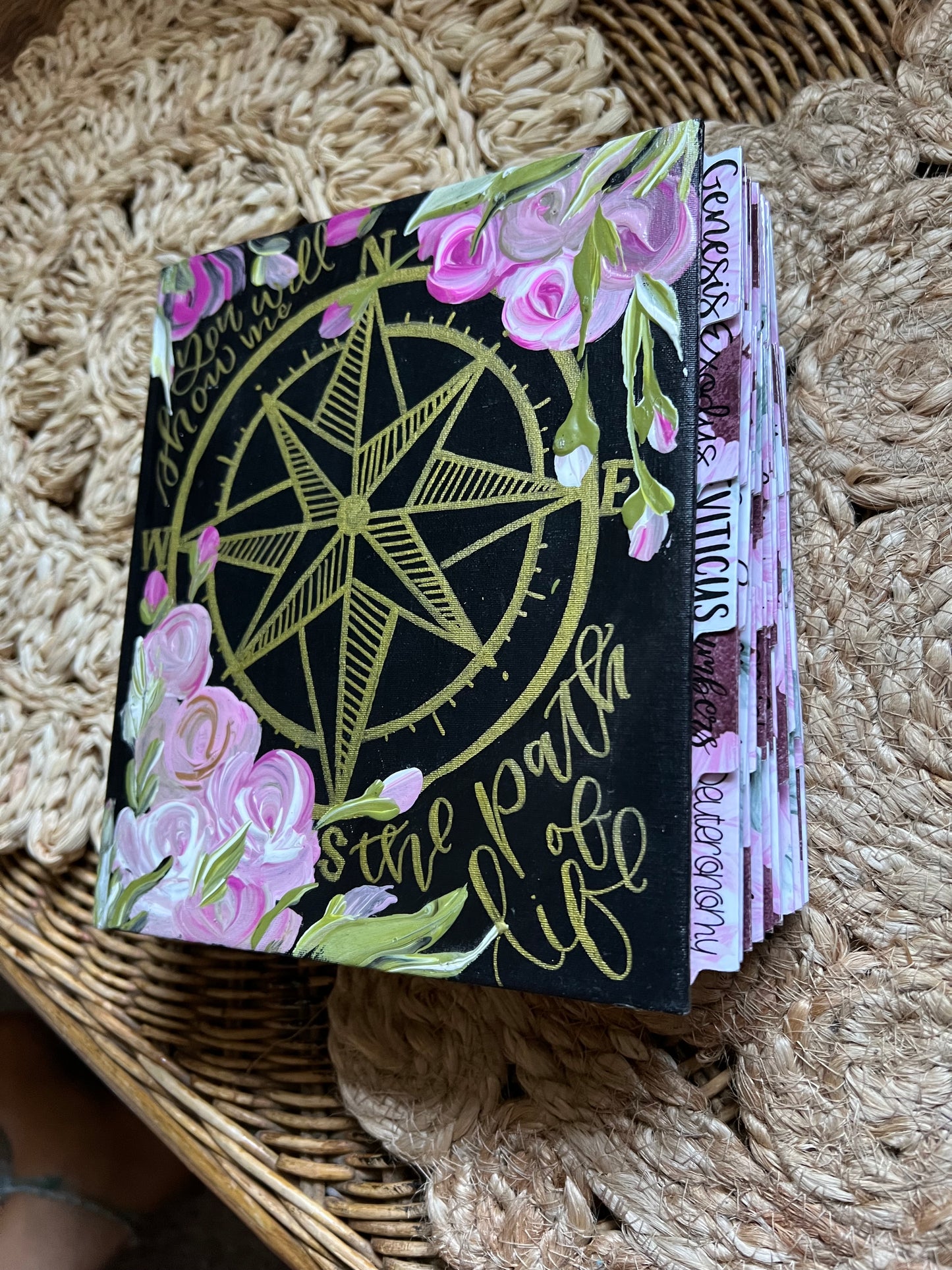The Emily Bible | Hand Painted Journaling Bible