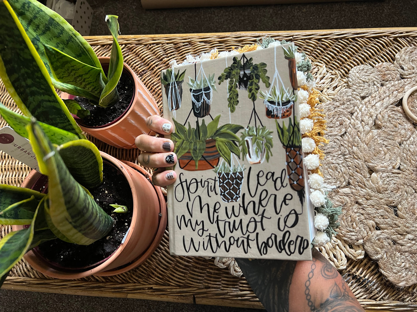 The Lauren Bible | Hand Painted Journaling Bible