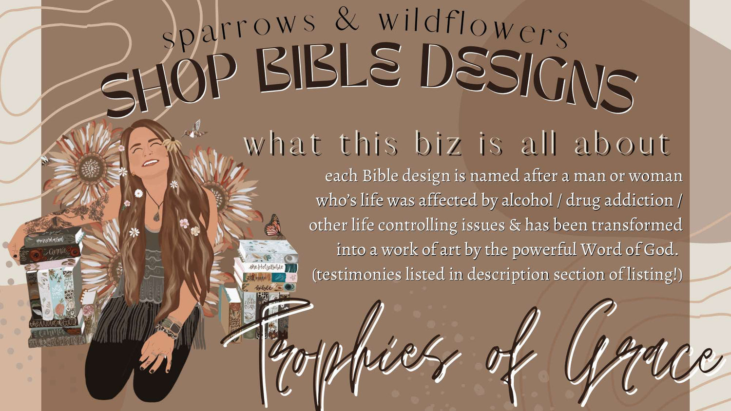 About sparrowsxwildflowers | Hand Painted Bible Business in Maine