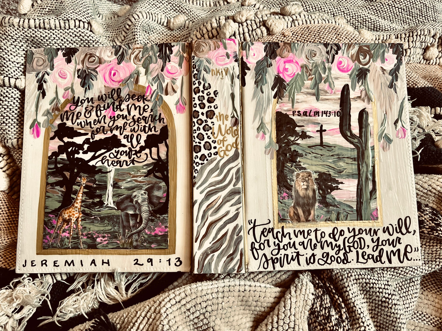 The Jessica Bible | Hand Painted Journaling Bible