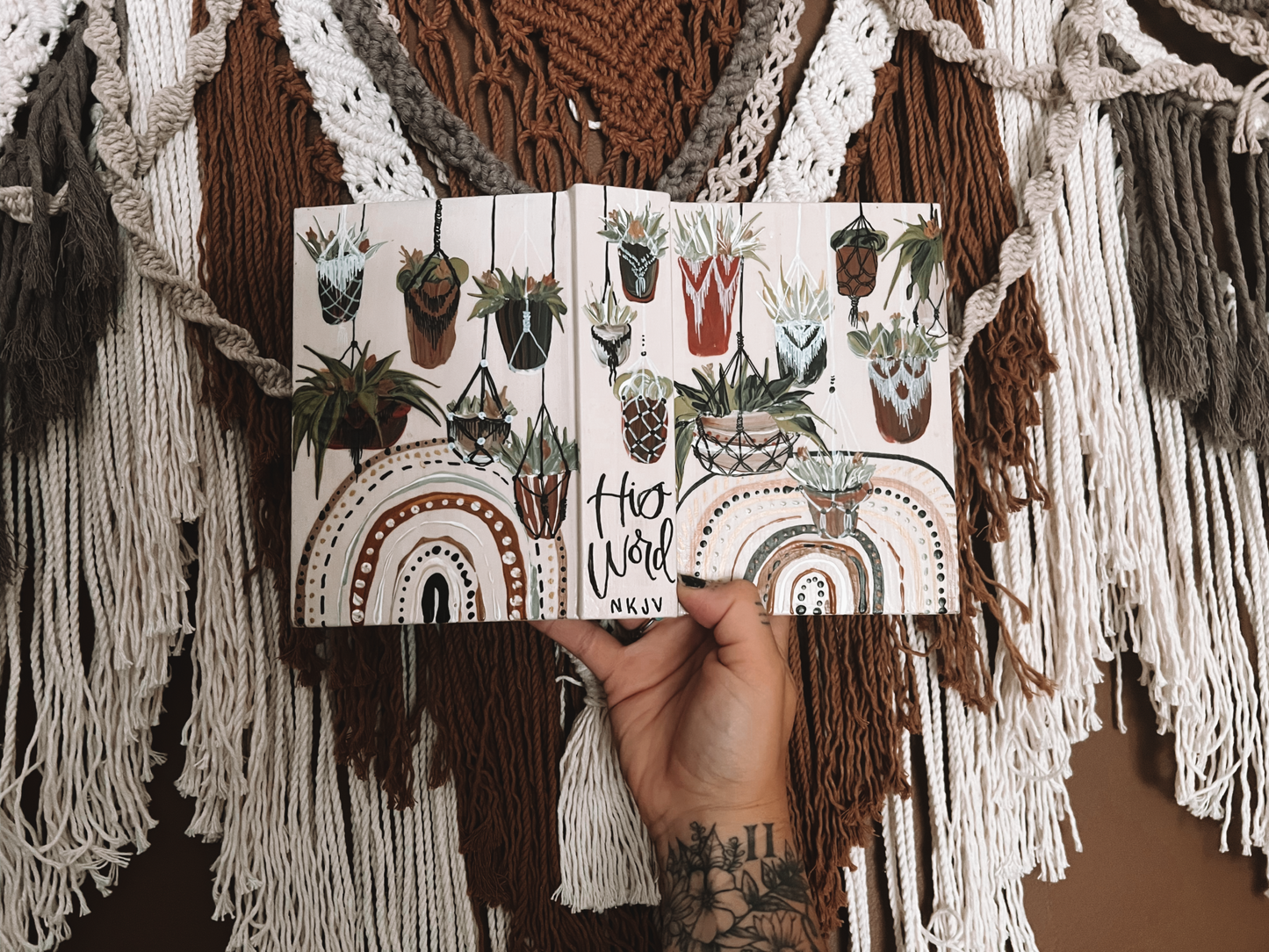 The Lauren Bible | Hand Painted Journaling Bible