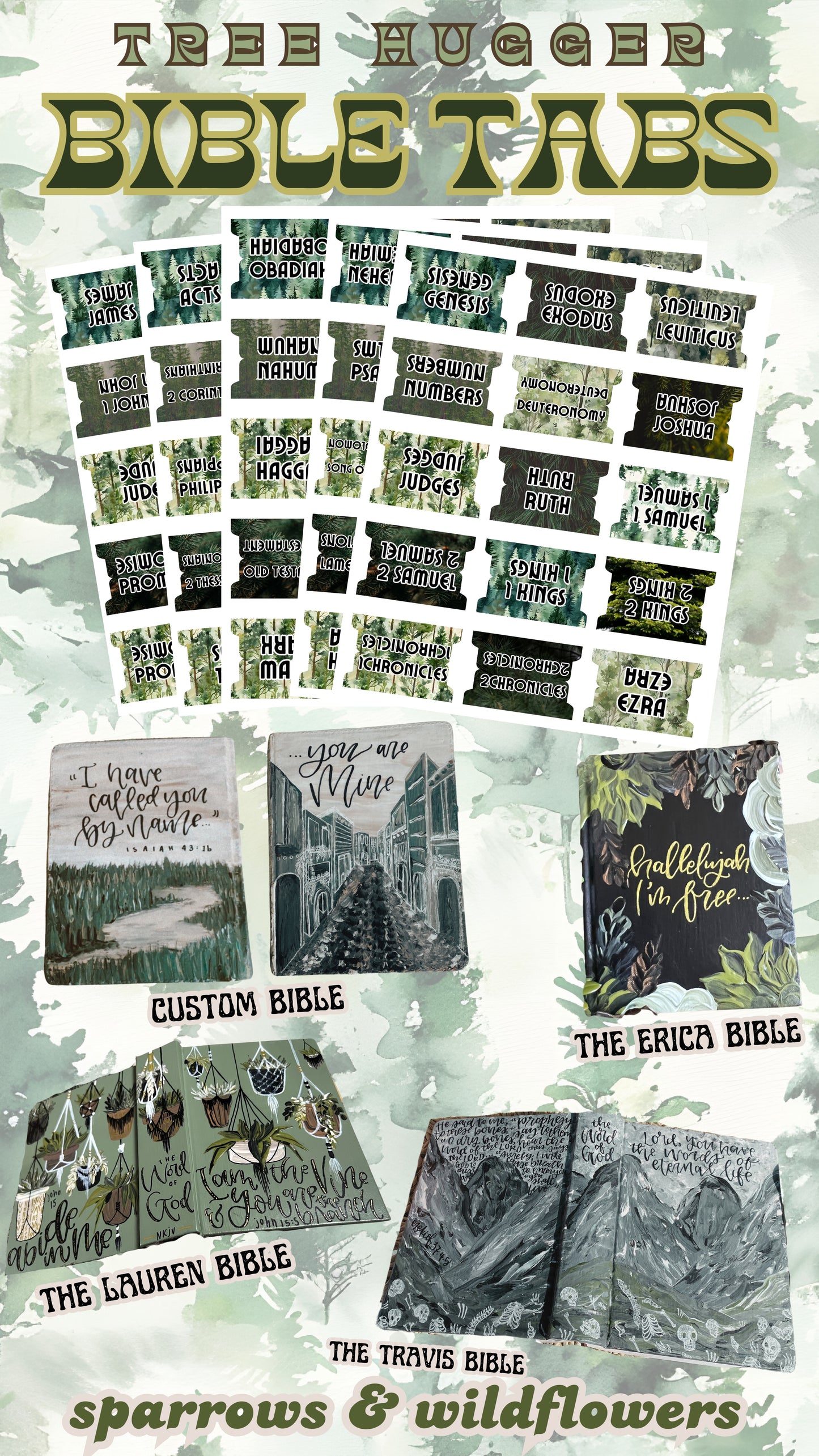 Bible Tabs - Tree Hugger