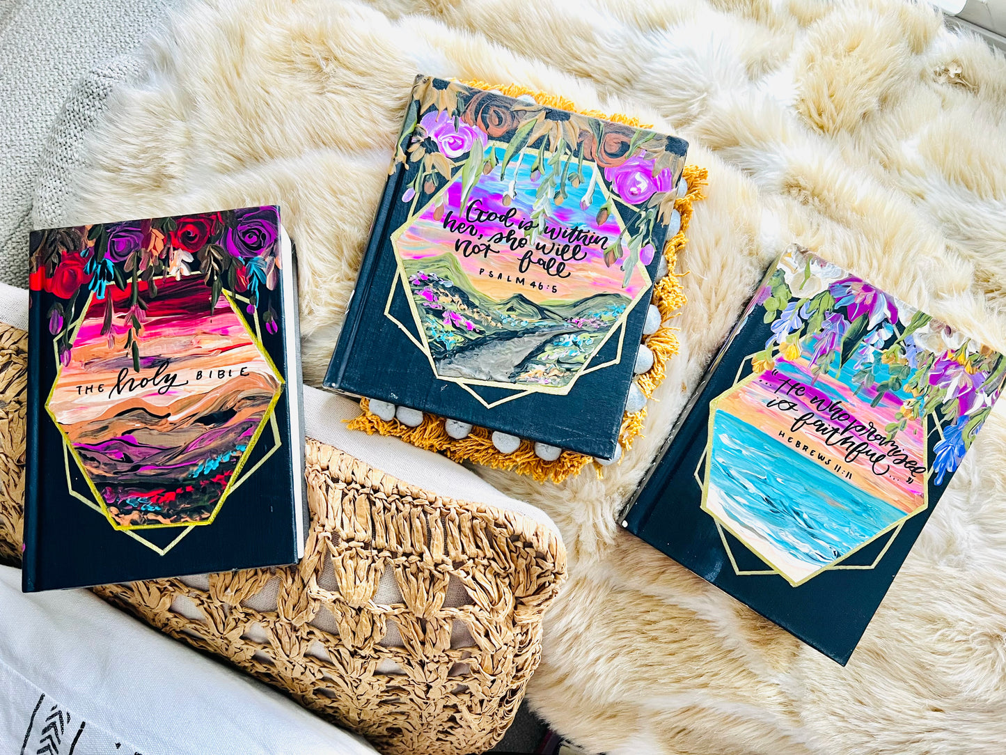 The Jessica Bible | Hand Painted Journaling Bible