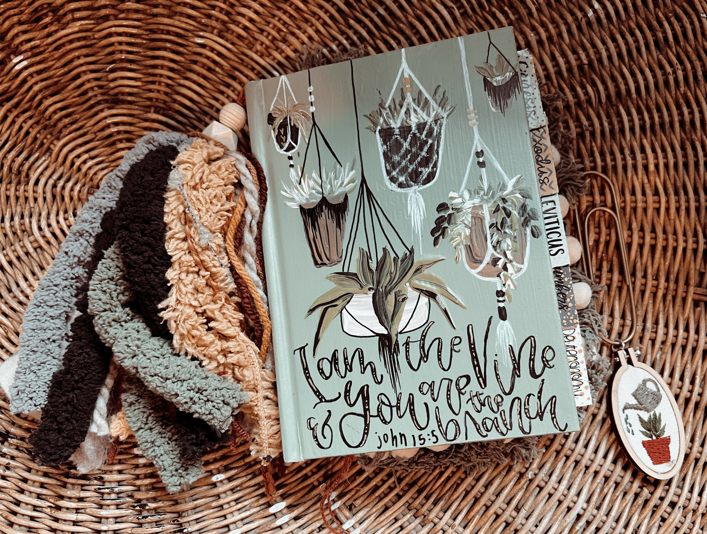 The Lauren Bible | Hand Painted Journaling Bible