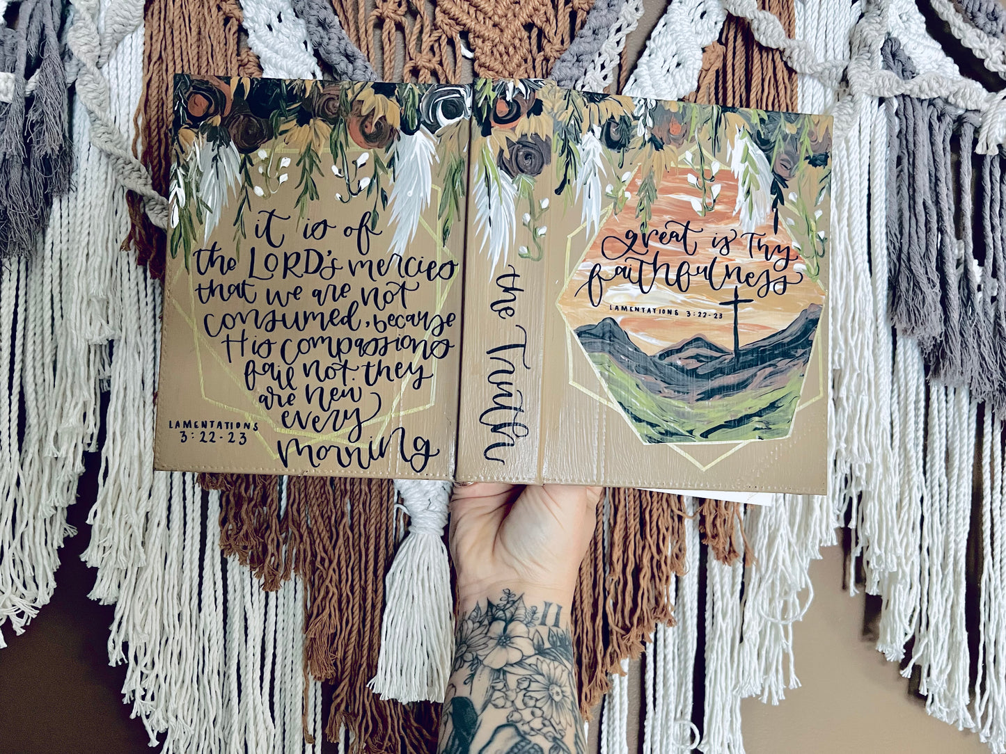 The Jessica Bible | Hand Painted Journaling Bible