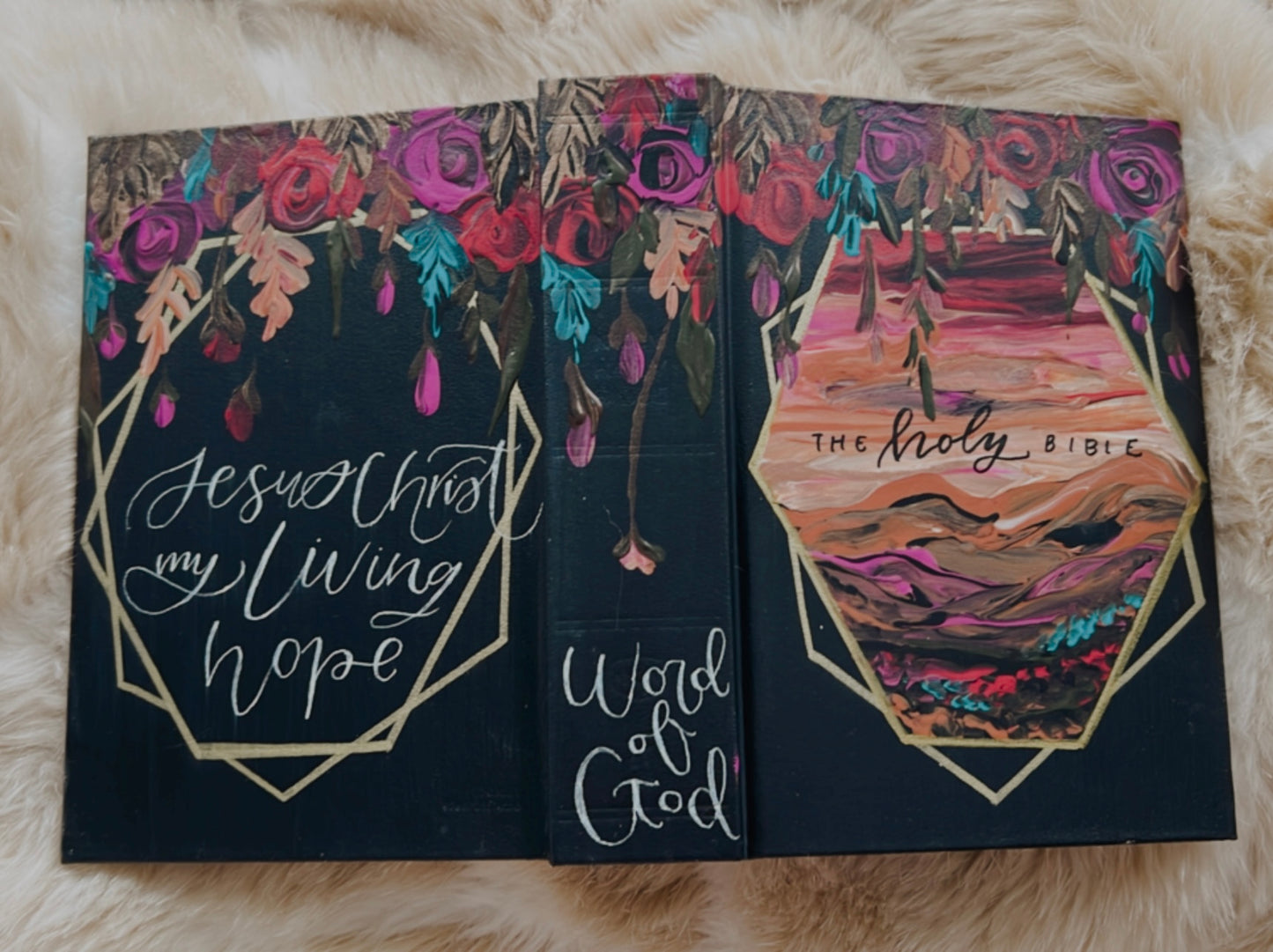 The Jessica Bible | Hand Painted Journaling Bible