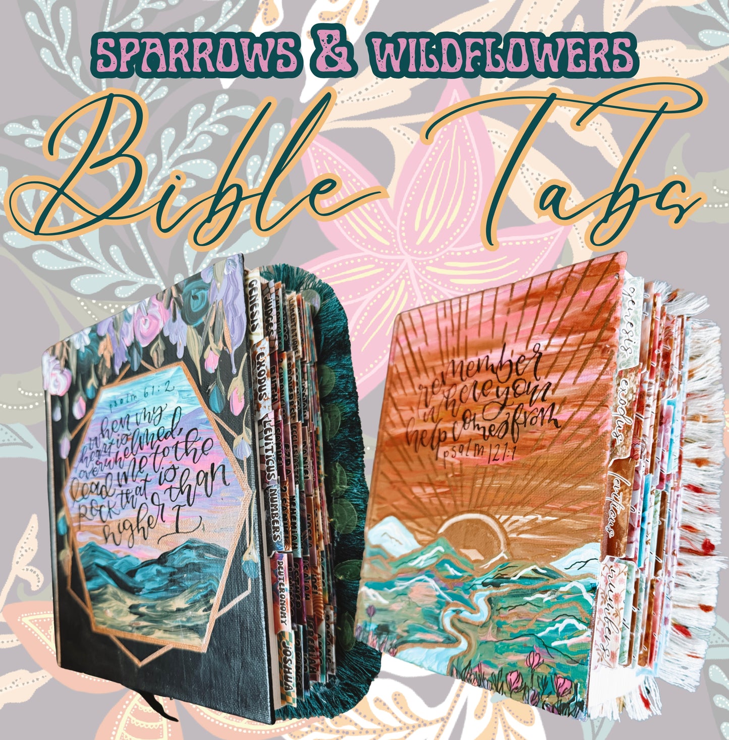 Bible Tabs - Wildflower Fields