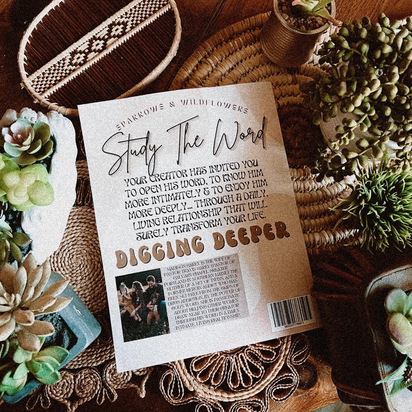 Exegetical Bible Study Notebook | Digging Deeper | Sparrows & Wildflowers