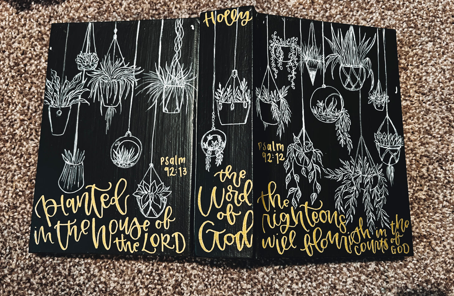 The Lauren Bible | Hand Painted Journaling Bible