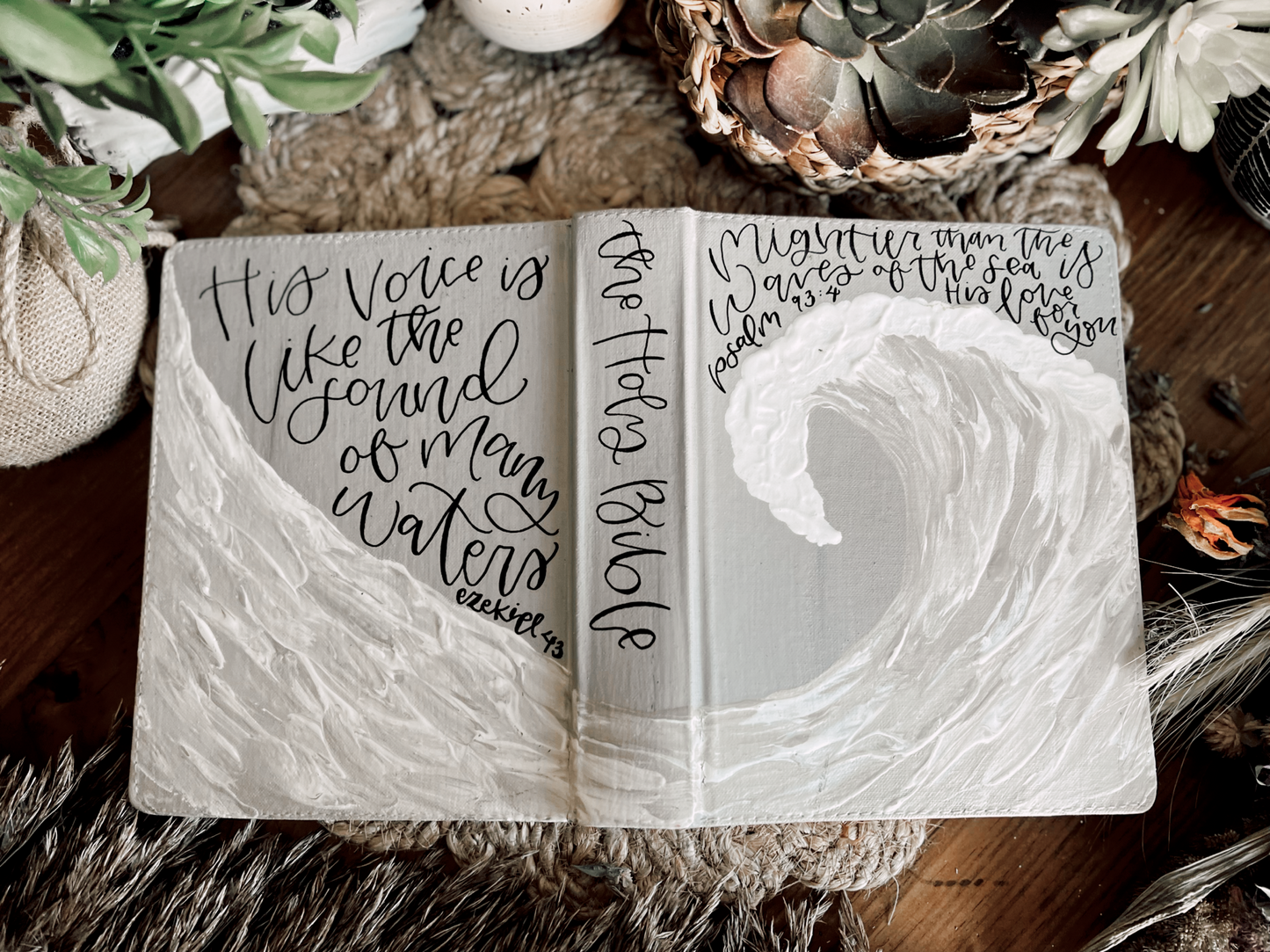The Maureen Bible | Hand Painted Journaling Bible