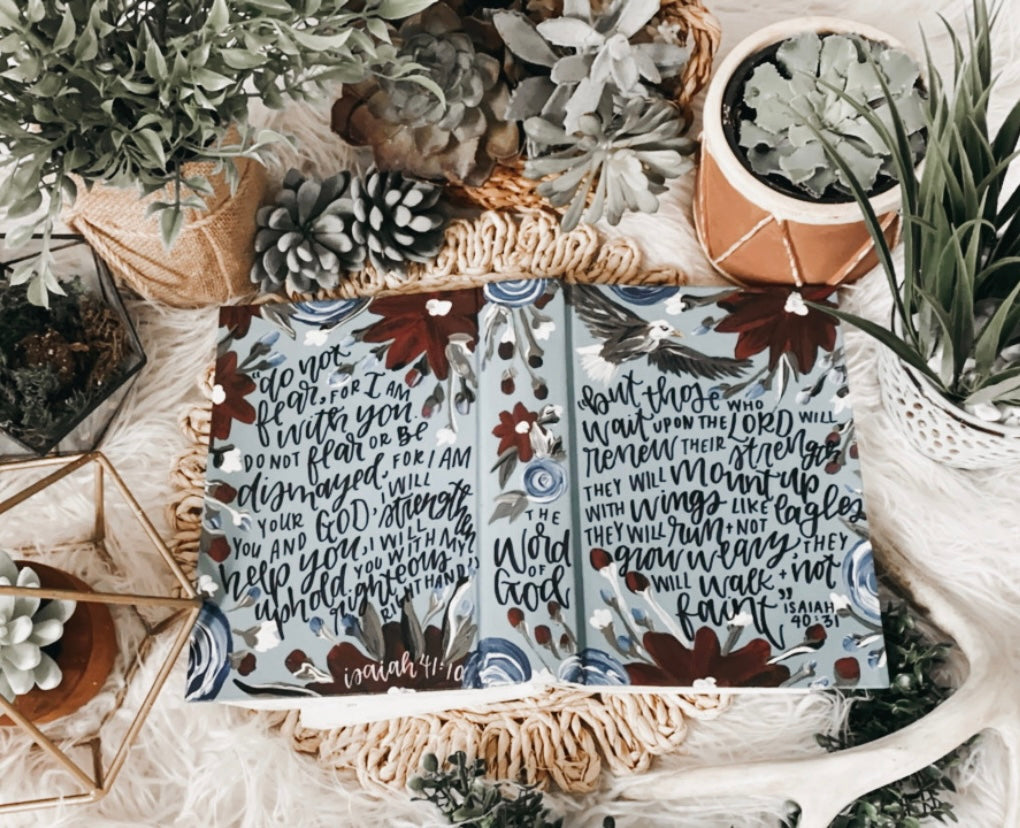 The Johanna Bible | Hand Painted Journaling Bible