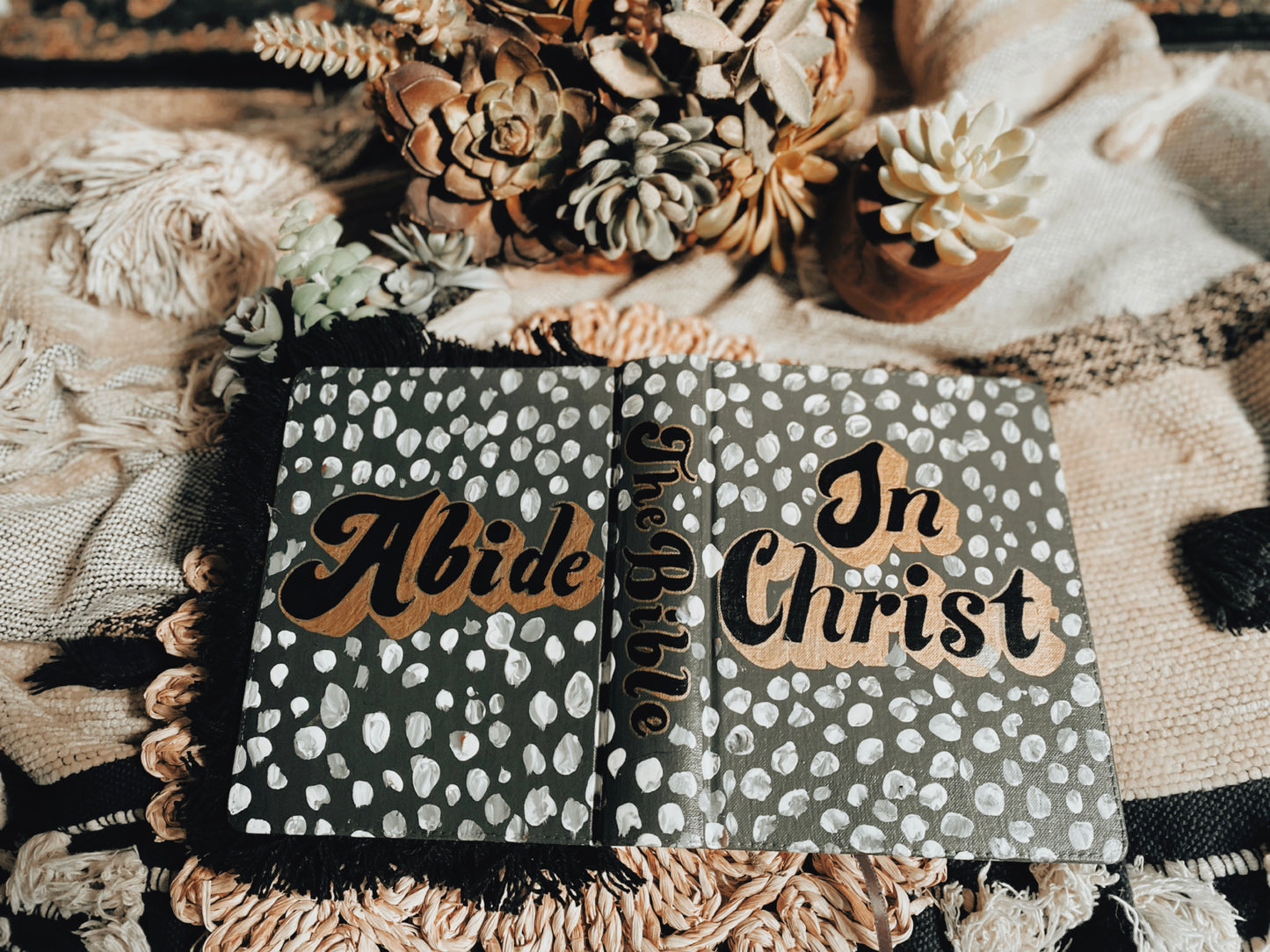 The Diandra Bible | Hand Painted Journaling Bible