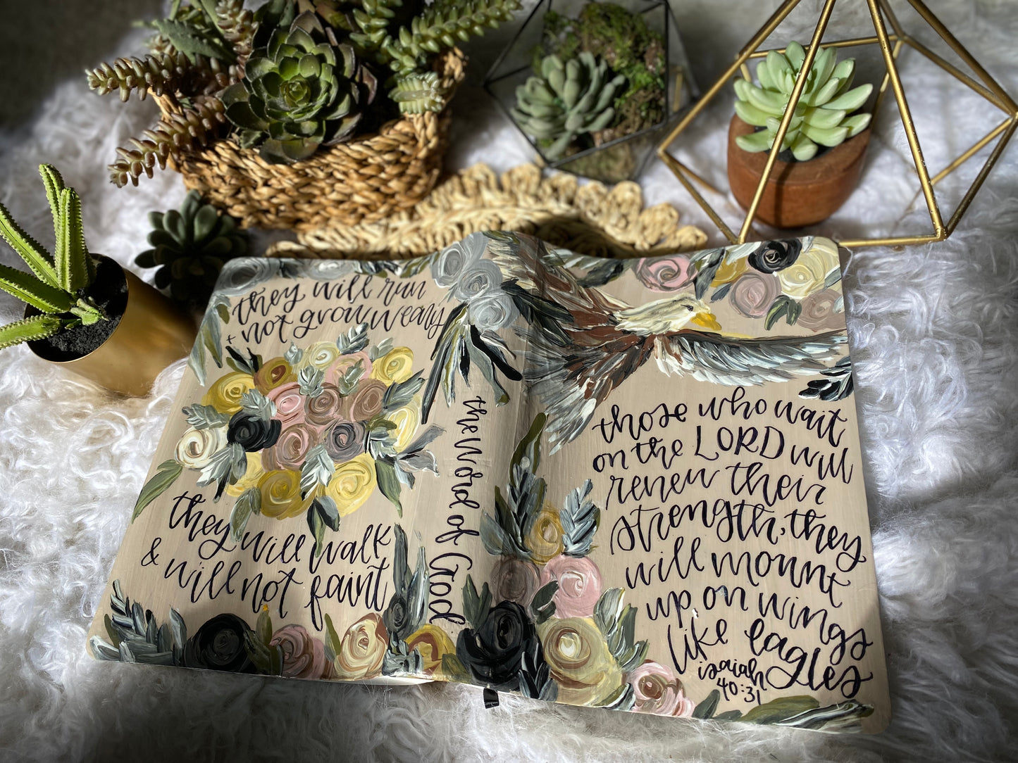 The Johanna Bible | Hand Painted Journaling Bible