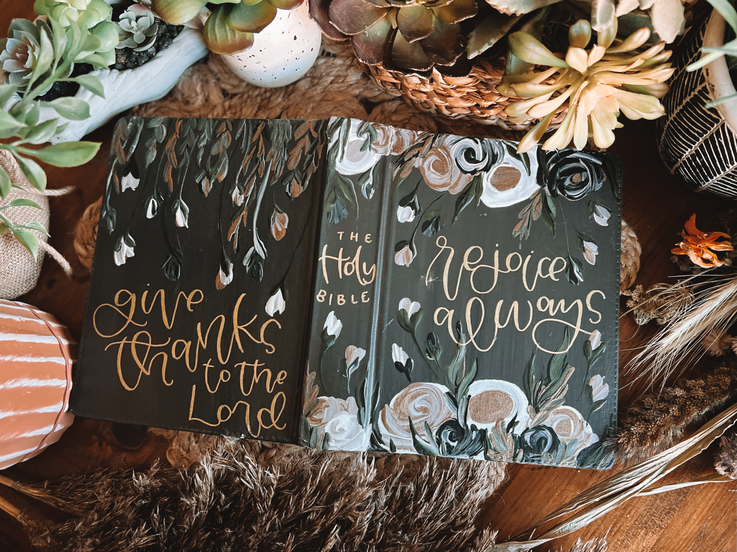 The Deborah Bible | Hand Painted Journaling Bible