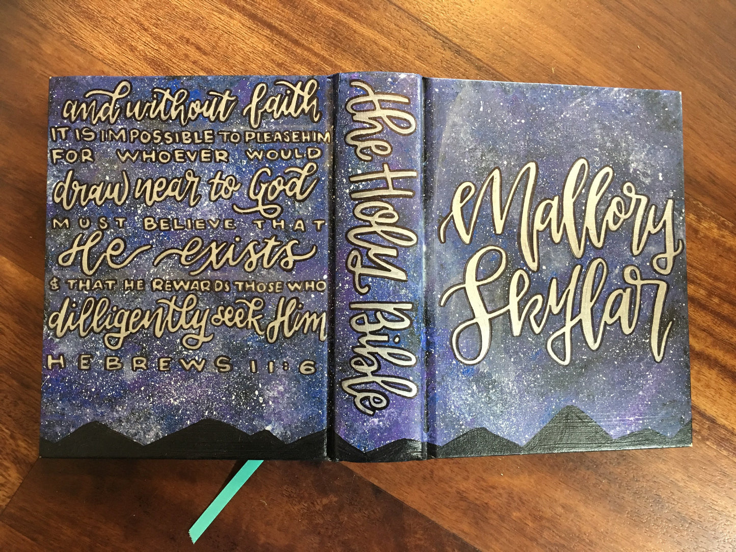 The Melissa Bible | Hand Painted Journaling Bible