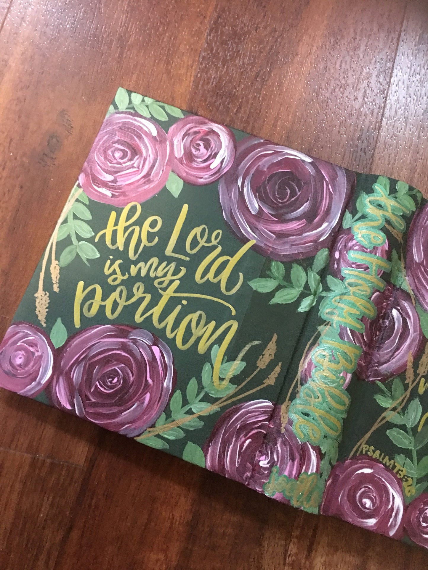 The Marissa Bible | Hand Painted Journaling Bible