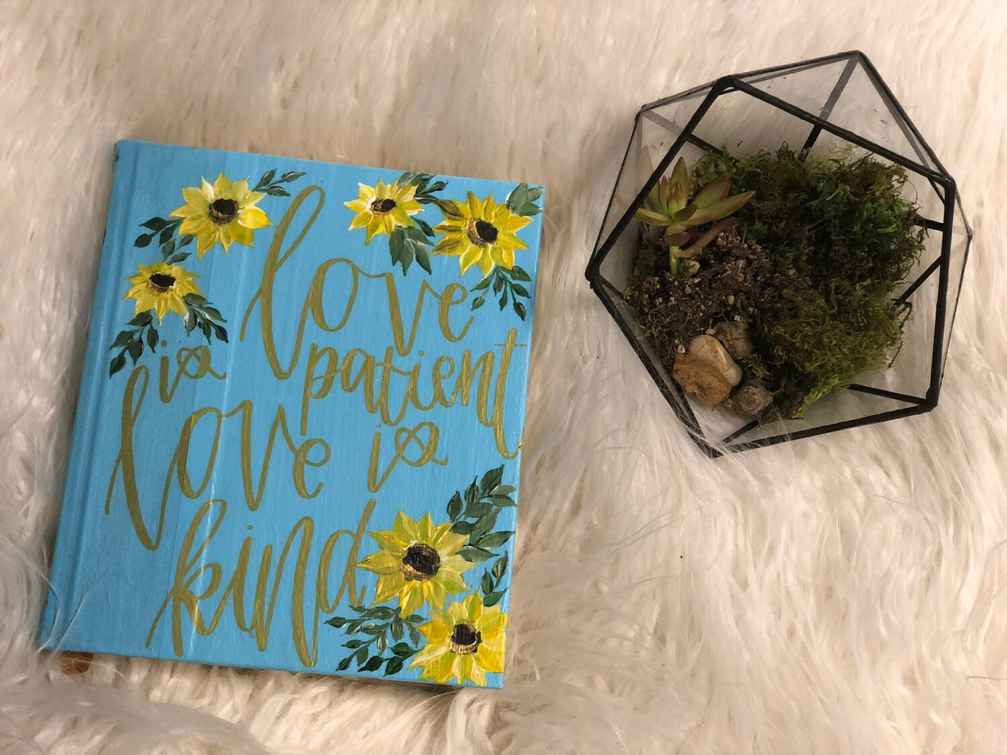 The Lindsey Bible | Hand Painted Journaling Bible