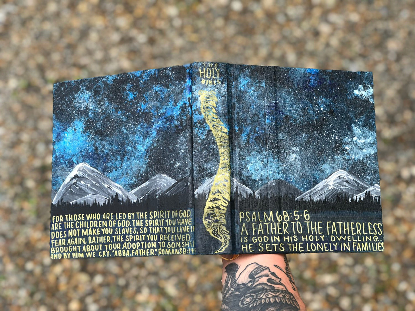 The Melissa Bible | Hand Painted Journaling Bible