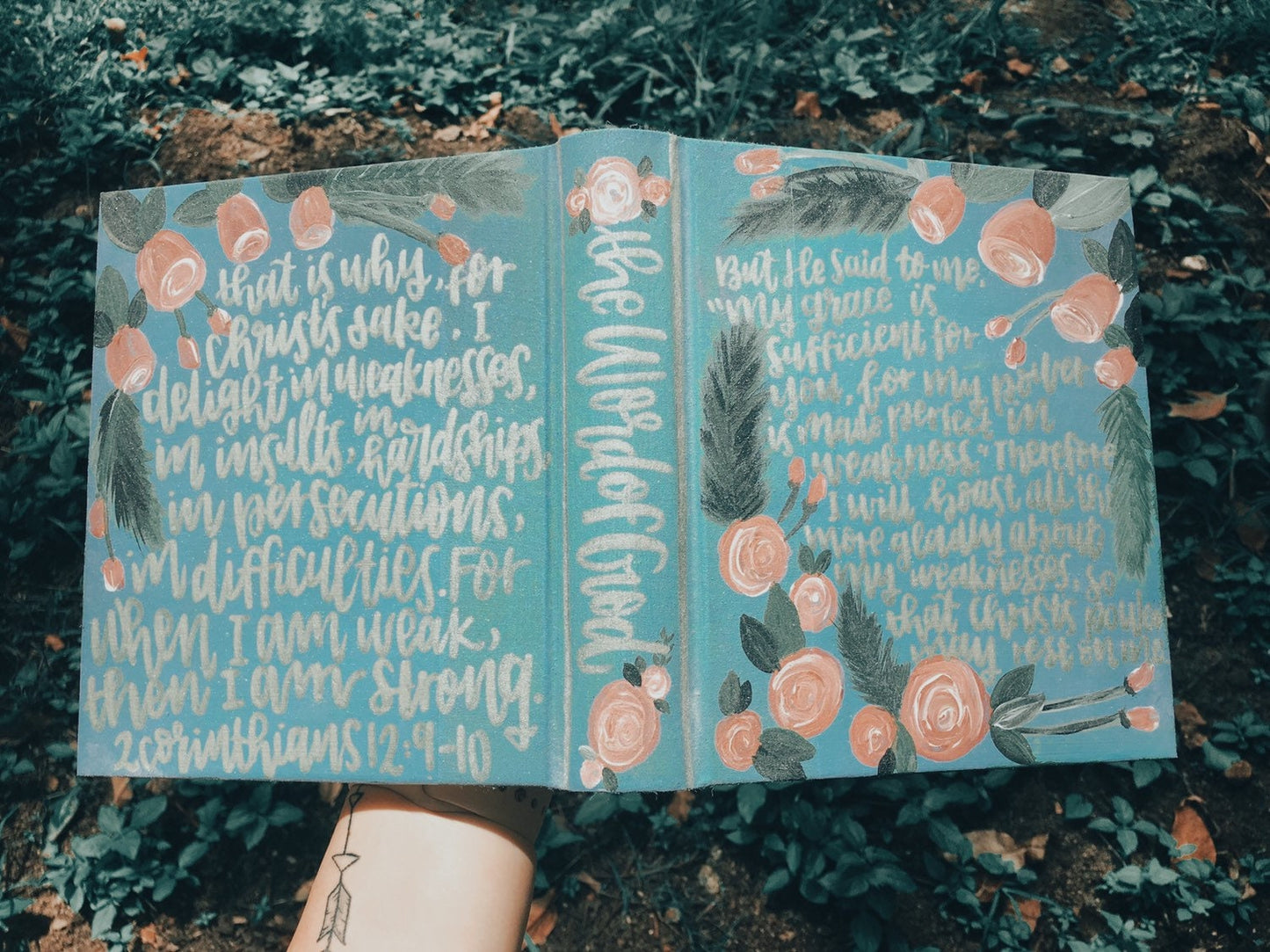 The Rose Bible | Hand Painted Journaling Bible