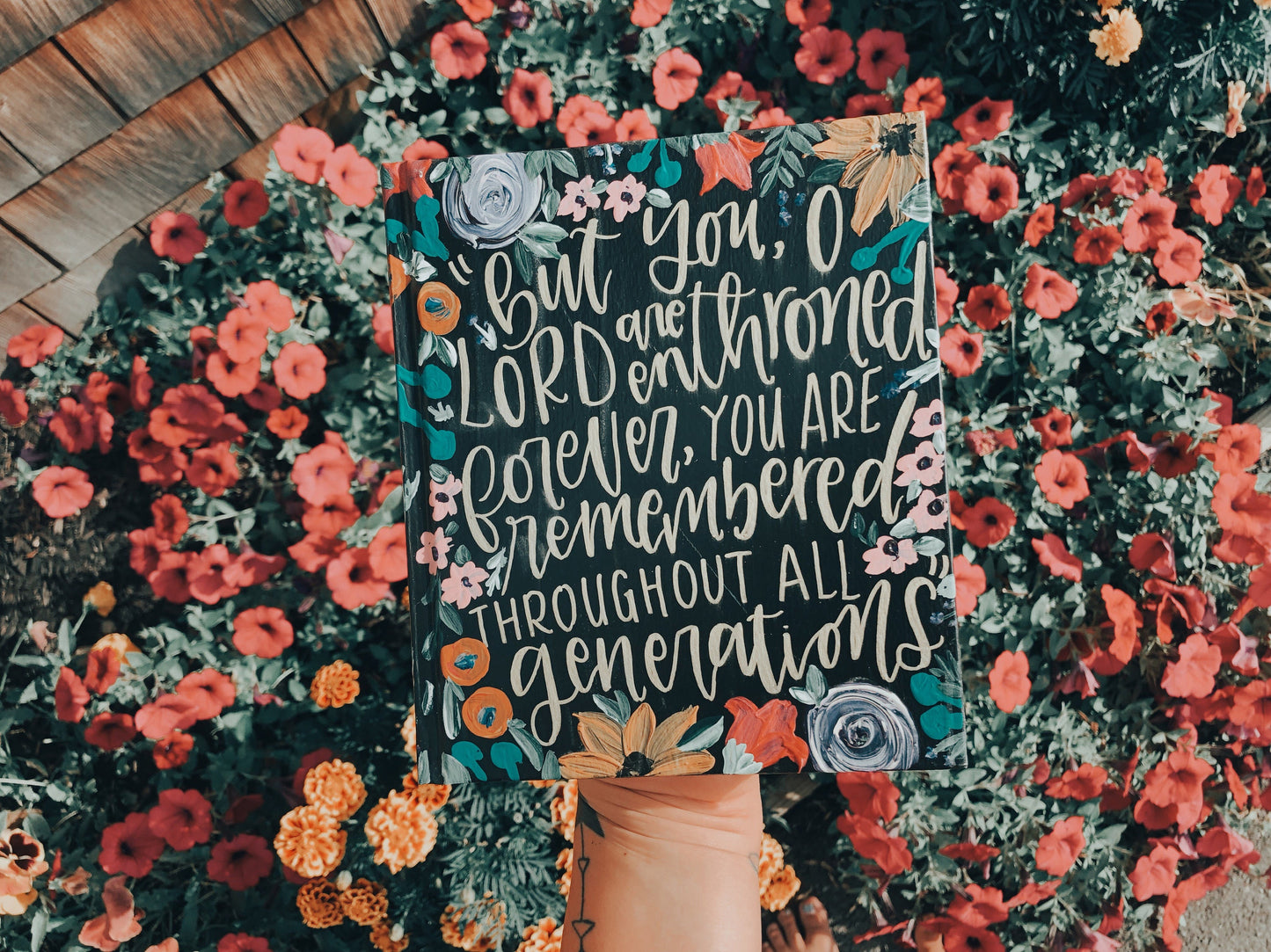 The Caitlin Bible | Hand Painted Journaling Bible