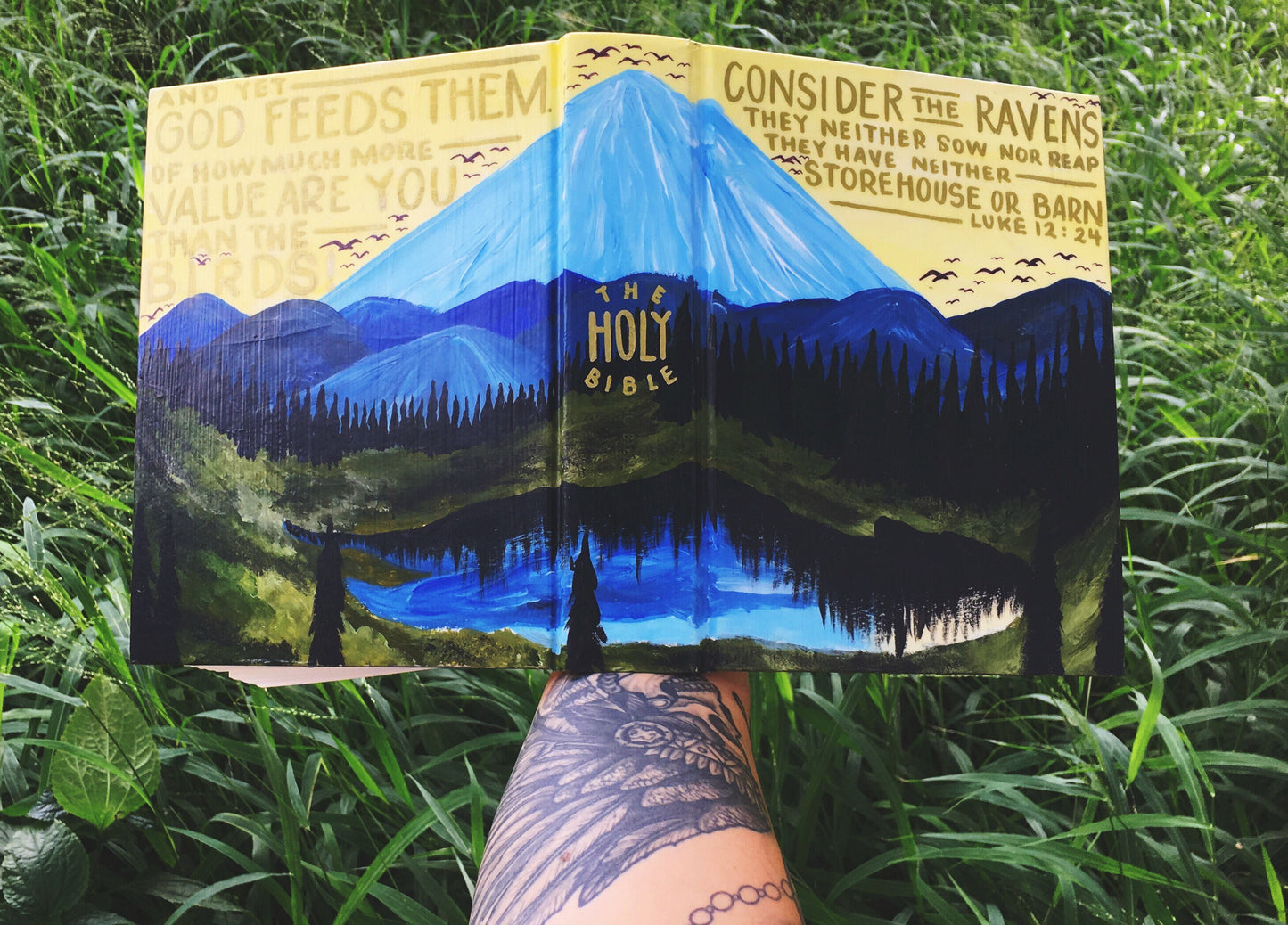 The Paulie Bible | Hand Painted Journaling Bible