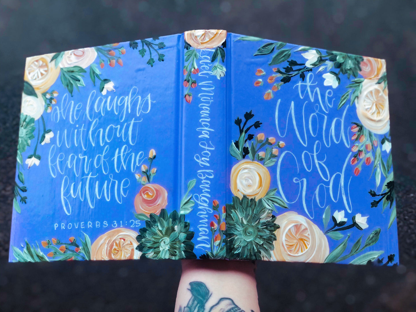 The Francesca Bible | Hand Painted Journaling Bible