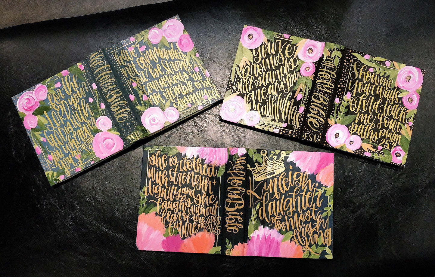 The Morgan Bible | Hand Painted Journaling Bible