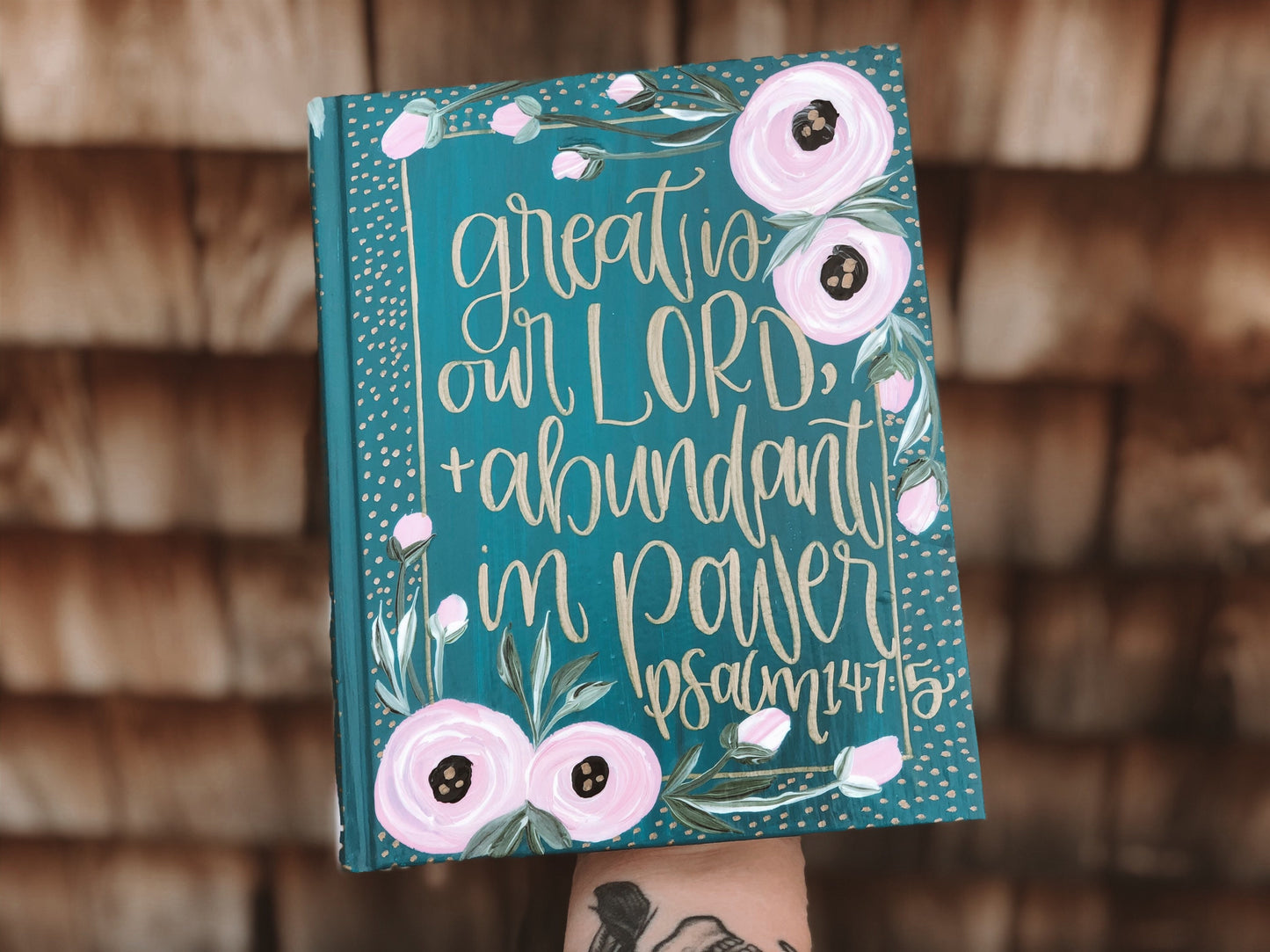 The Morgan Bible | Hand Painted Journaling Bible