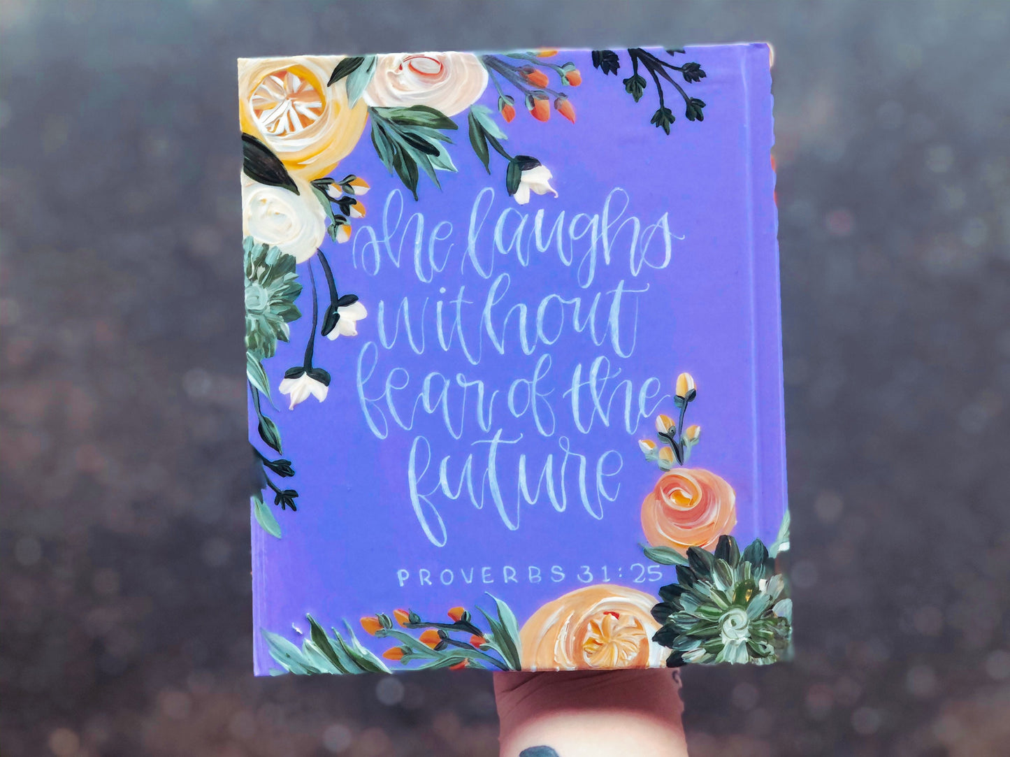 The Francesca Bible | Hand Painted Journaling Bible