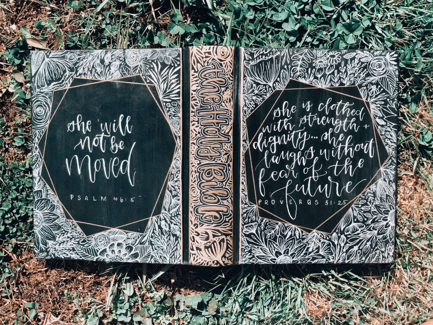 The Tina Bible | Hand Painted Journaling Bible