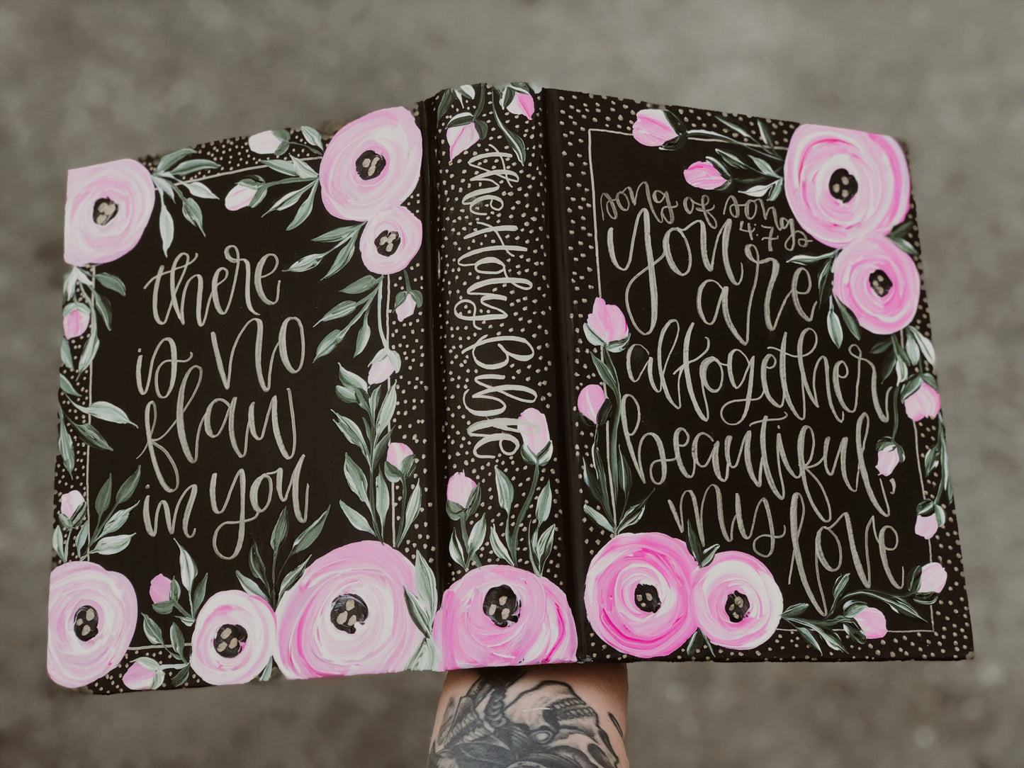 The Morgan Bible | Hand Painted Journaling Bible