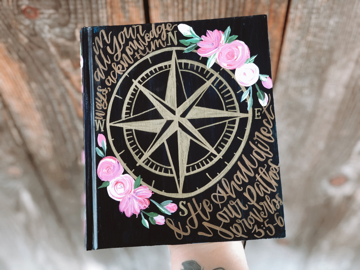 The Emily Bible | Hand Painted Journaling Bible