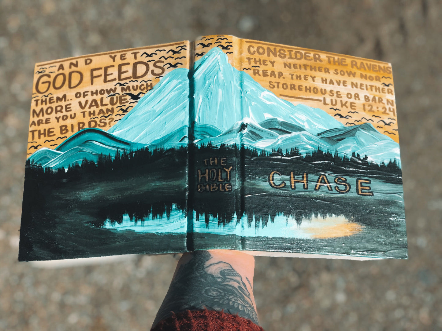 The Paulie Bible | Hand Painted Journaling Bible
