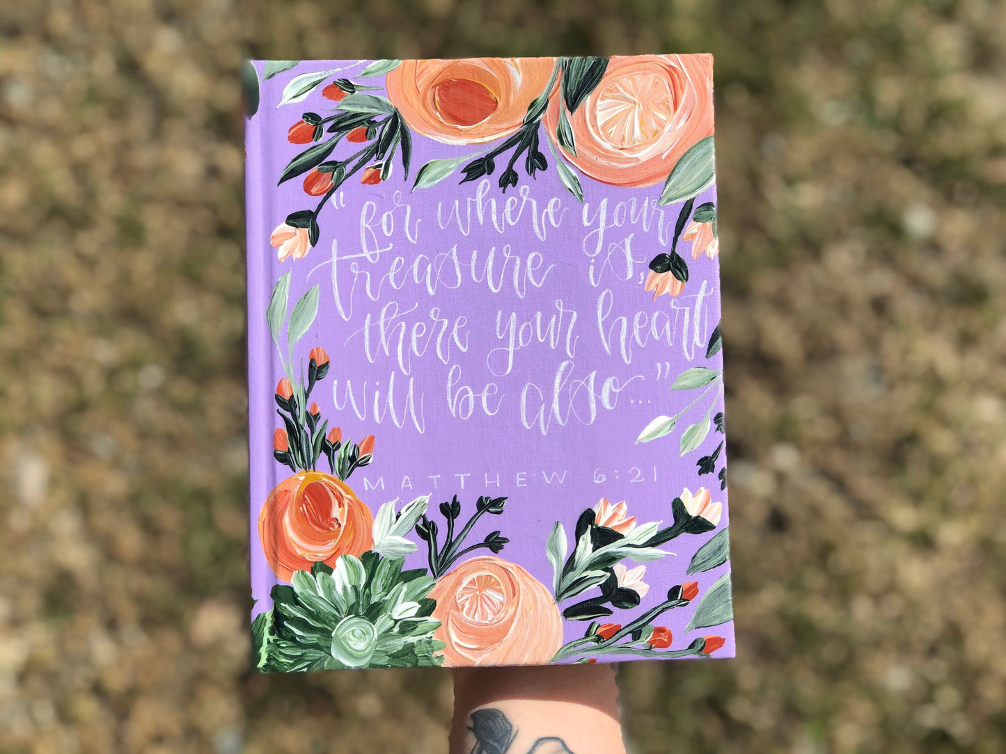 The Francesca Bible | Hand Painted Journaling Bible