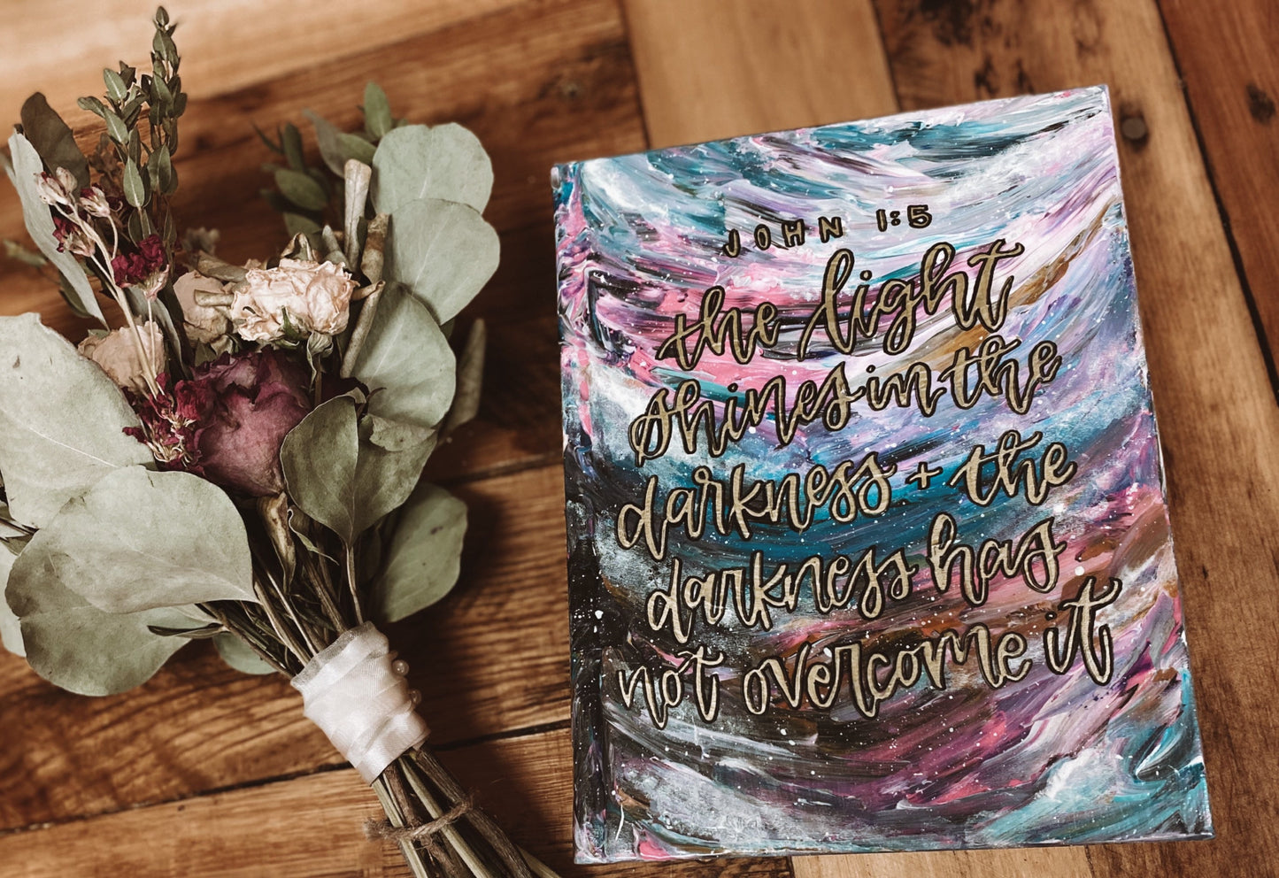 The Melissa Bible | Hand Painted Journaling Bible