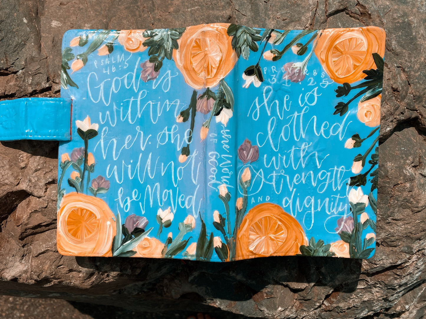 The Francesca Bible | Hand Painted Journaling Bible