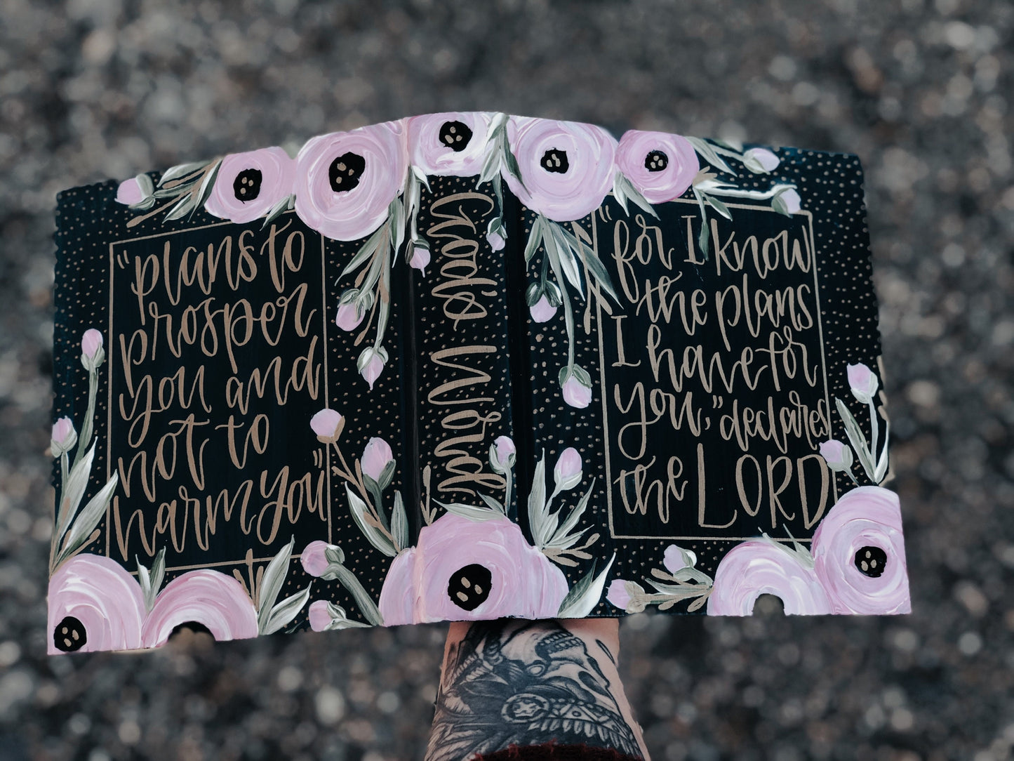 The Morgan Bible | Hand Painted Journaling Bible