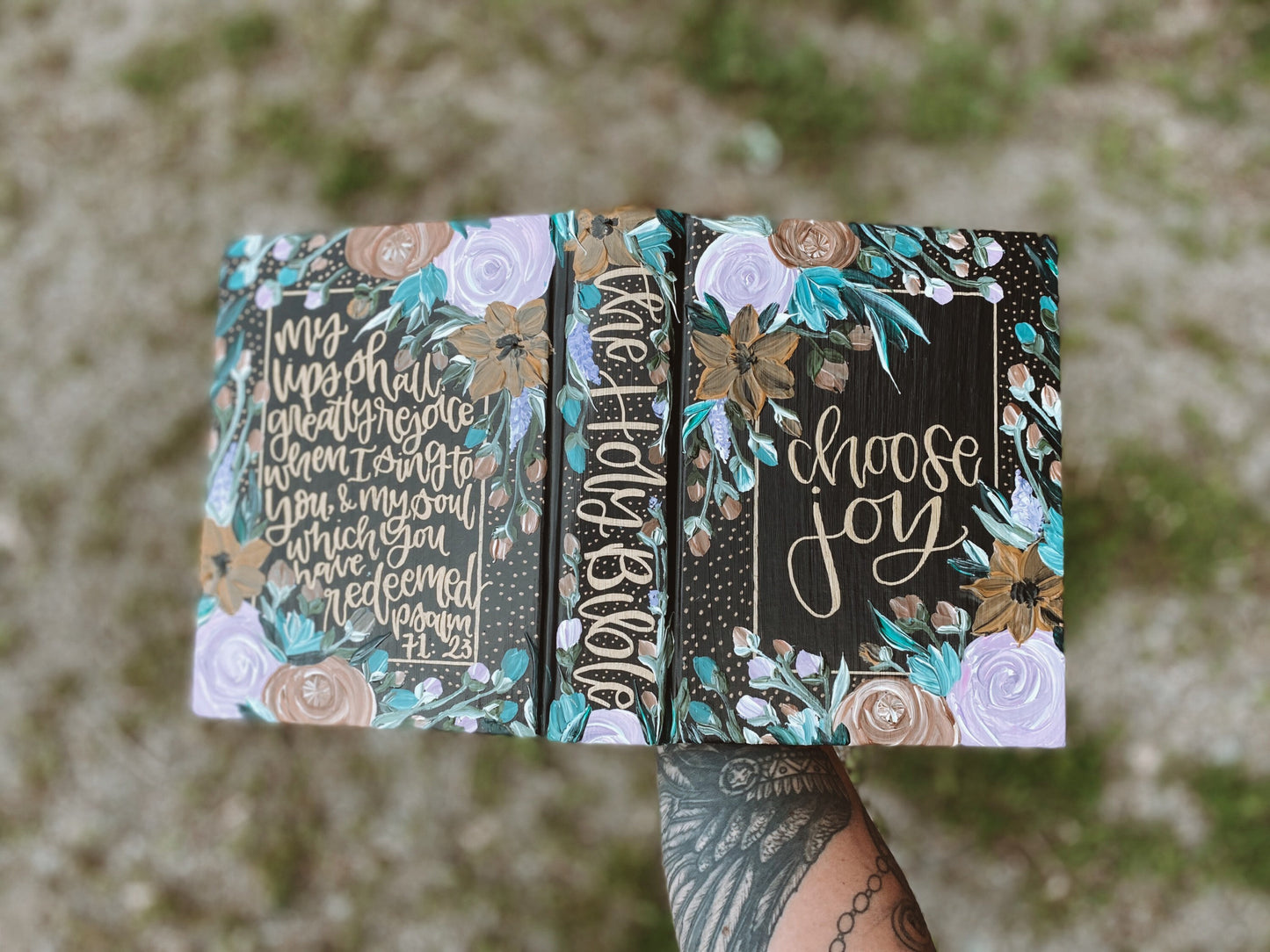 The Morgan Bible | Hand Painted Journaling Bible