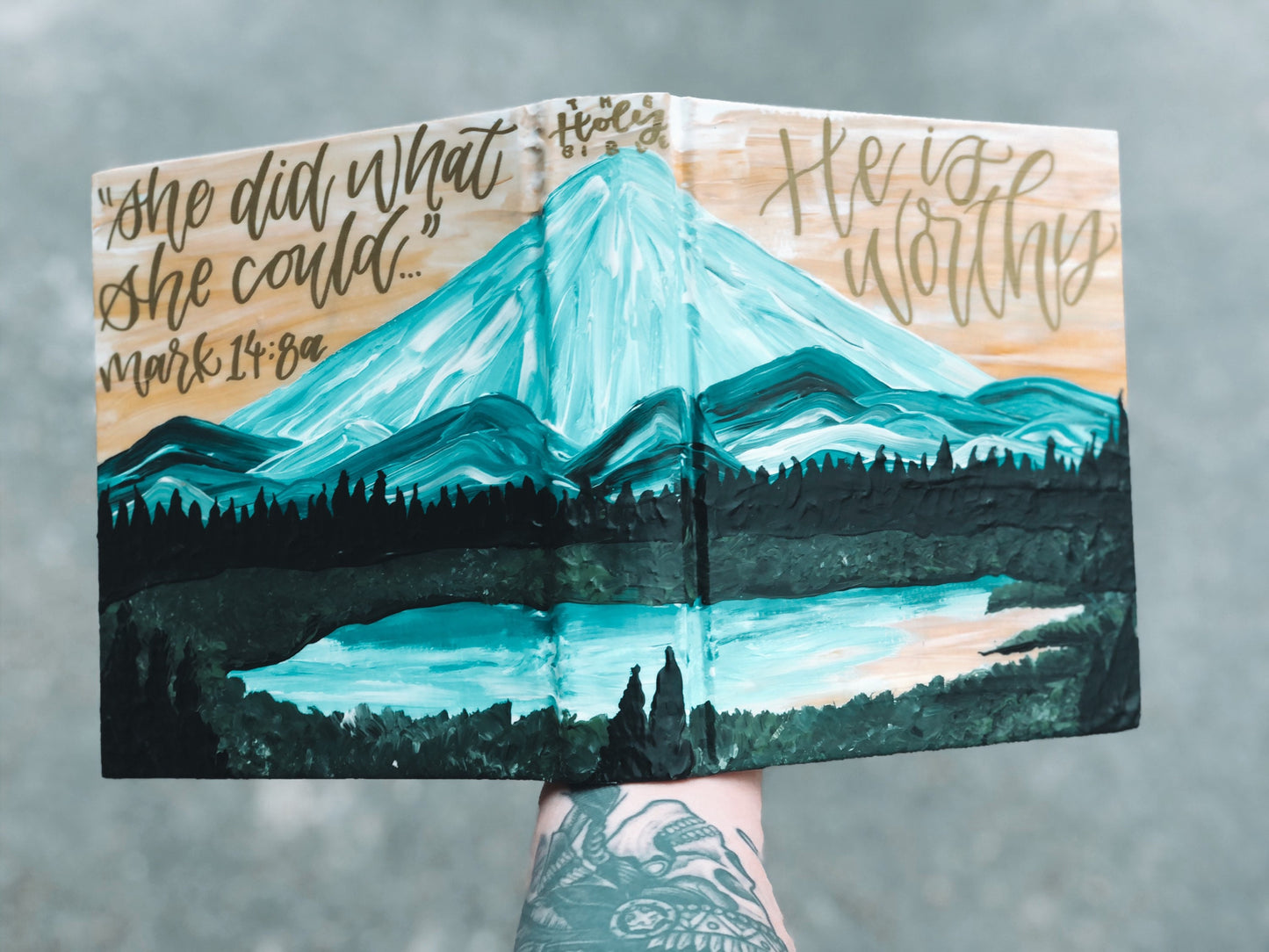 The Paulie Bible | Hand Painted Journaling Bible