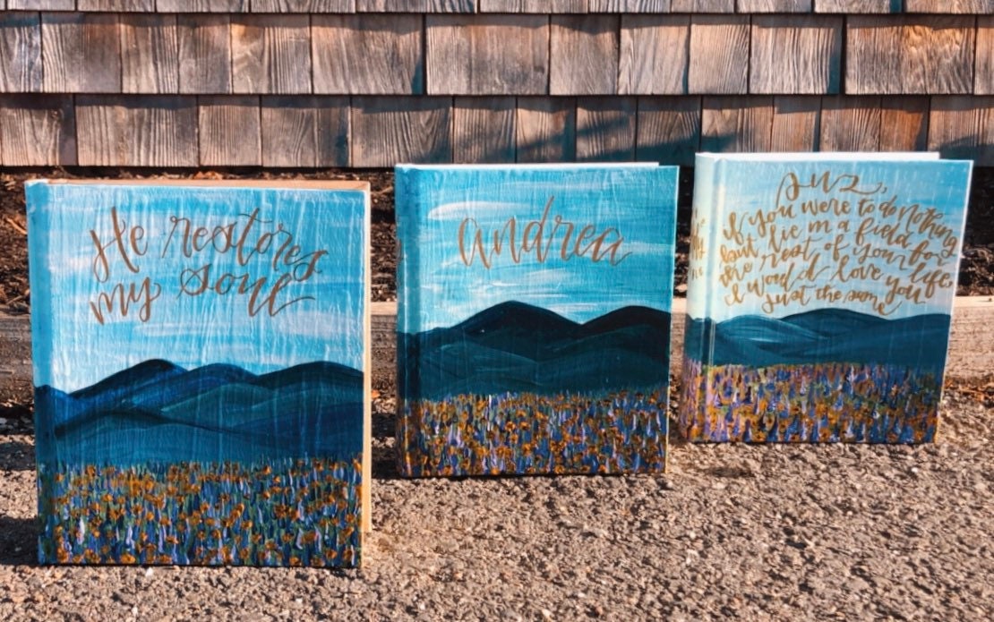 The Lisa Bible | Hand Painted Journaling Bible
