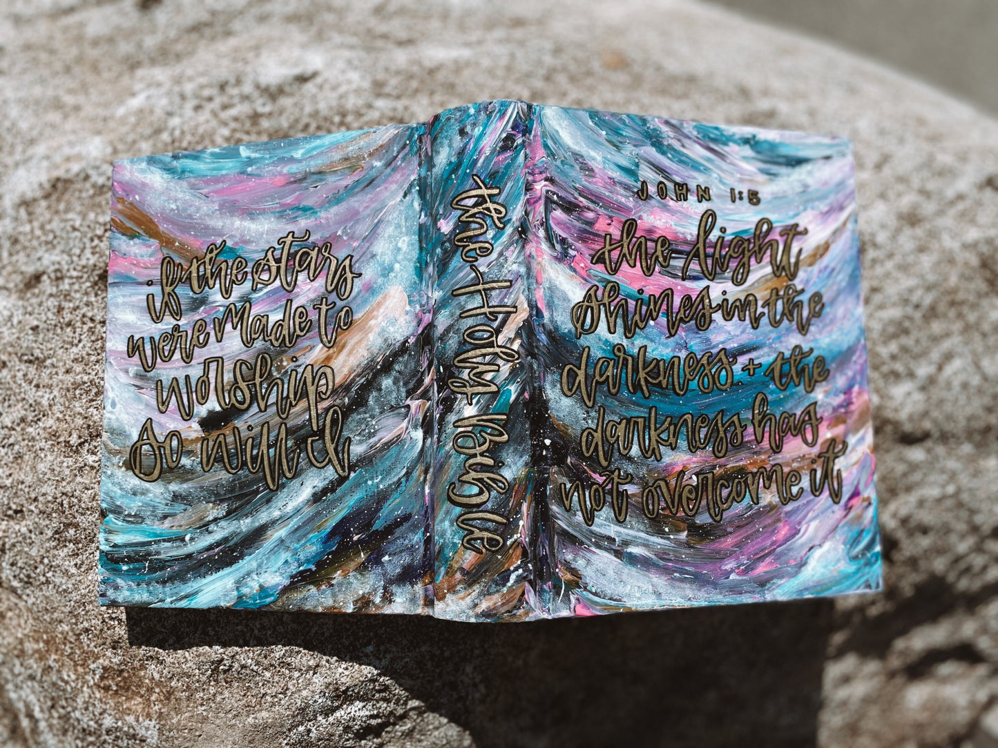The Melissa Bible | Hand Painted Journaling Bible