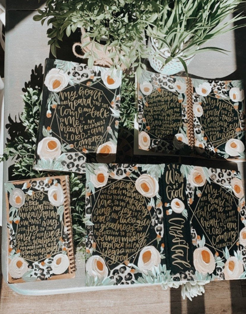 The Dana Bible | Hand Painted Journaling Bible