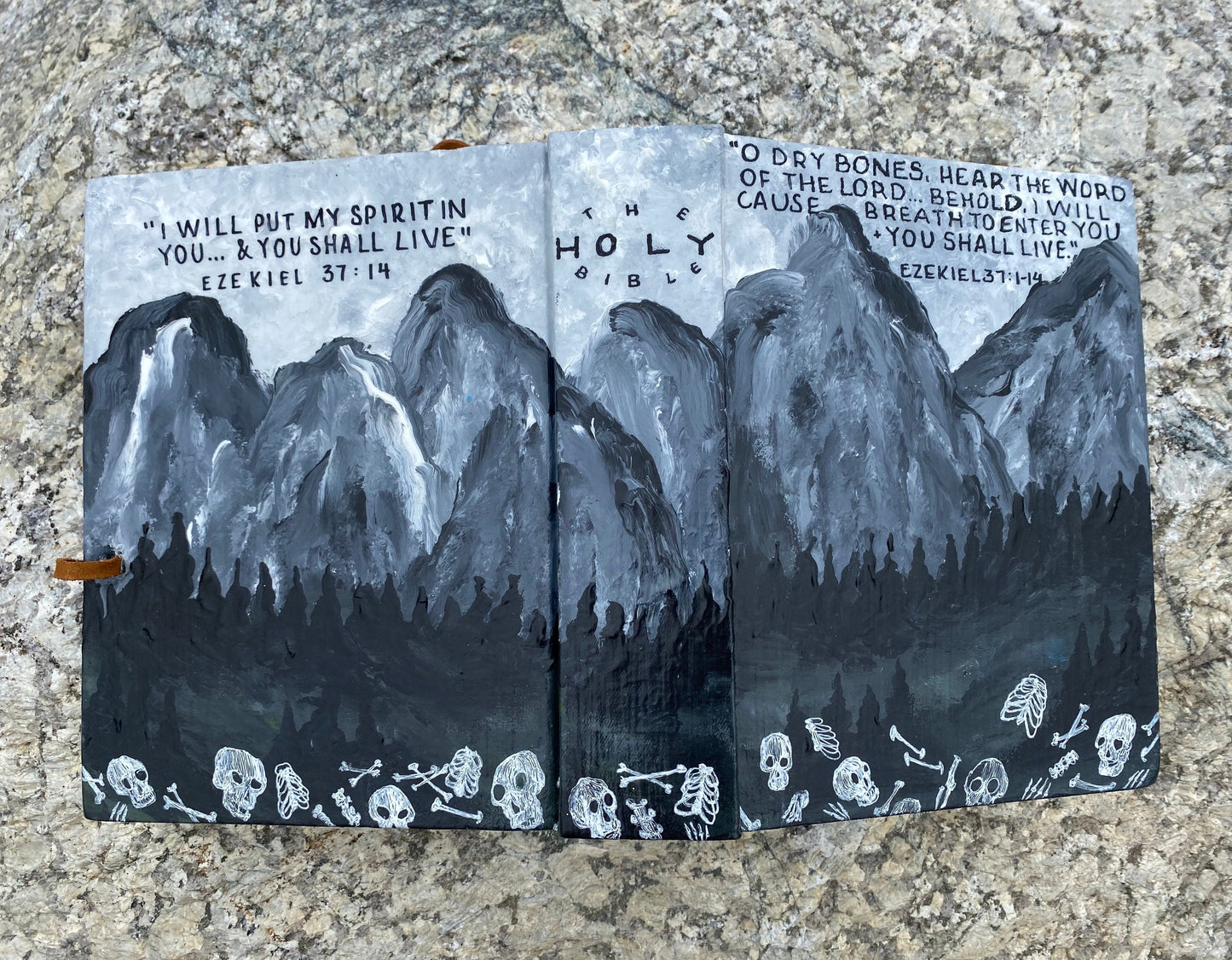 The Travis Bible | Hand Painted Journaling Bible