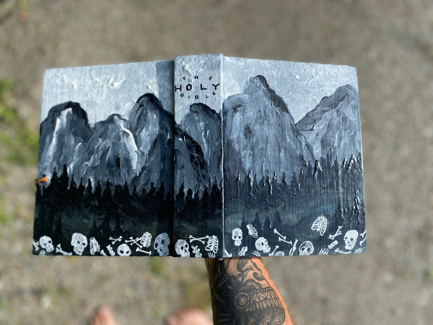 The Travis Bible | Hand Painted Journaling Bible
