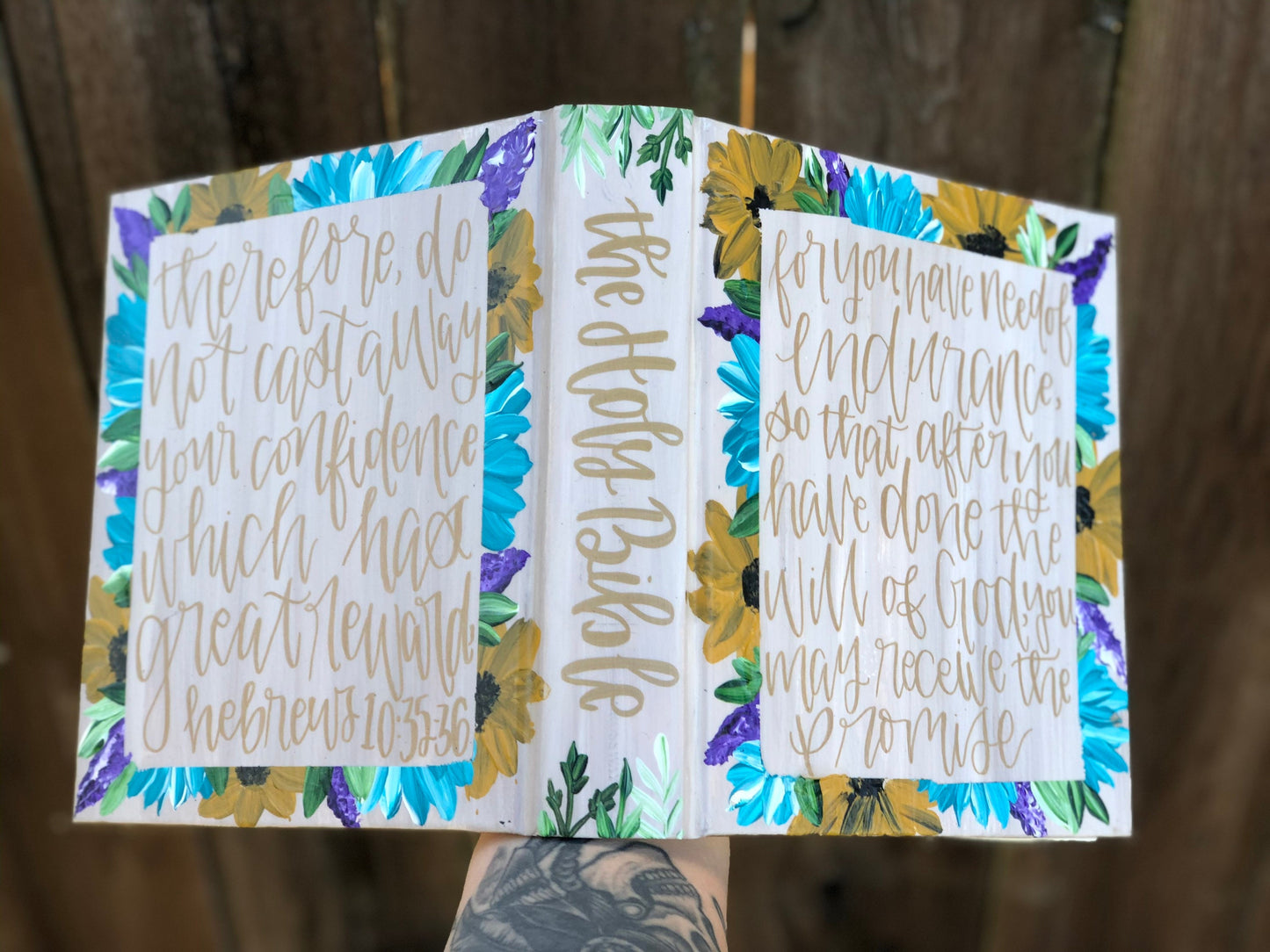 The Sarah Bible | Hand Painted Journaling Bible