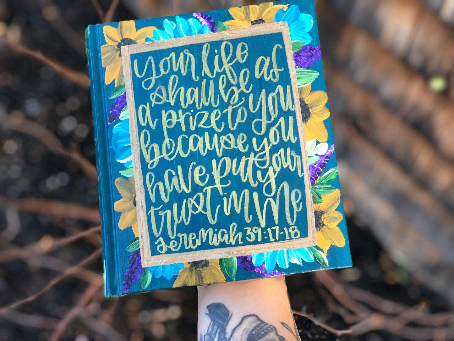 The Sarah Bible | Hand Painted Journaling Bible