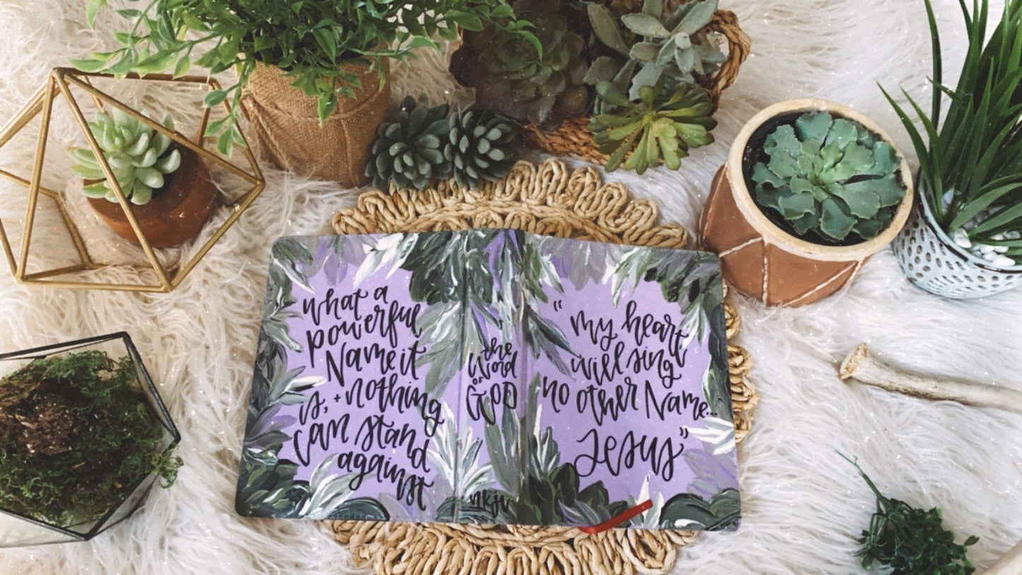 The Erica Bible | Hand Painted Journaling Bible
